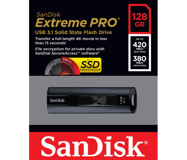 Sandisk 128GB Extreme Pro (USB 3.1) - 365665 - zdjęcie 7